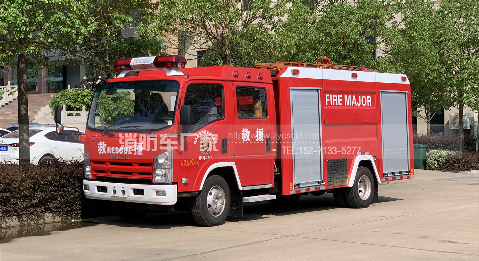 云南大理用戶(hù):定購(gòu)五十鈴3.5噸水罐消防車(chē) 云南大理用戶(hù):定購(gòu)五十鈴3.5噸水罐消防車(chē)